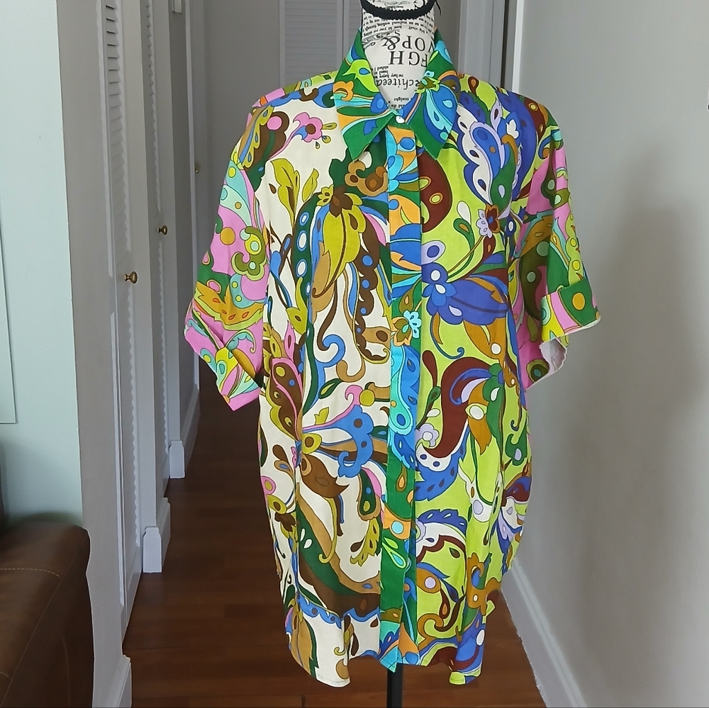 ALEMAIS Yvette Shirt in‎ Multi - Picture 2 of 10